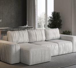 Угловой диван раскладной еврокнижка Шик Галичина Стоун 330 см