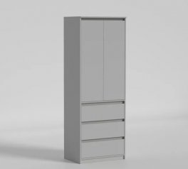 Шафа розпашна №1 Matroluxe Bellini / Белліні 2 дверна з 3 шухлядами 80 см