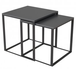 Стол журнальный 2 в 1 Ascet Графит