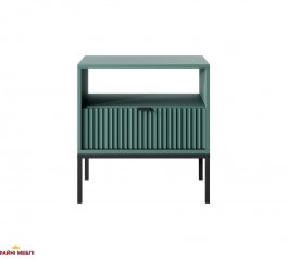 Тумба приліжкова Лабрадор/Чорні ніжки S54 Nova