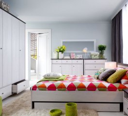 Модульна спальня Paris/Паріс ВМК-Україна Джанні/Сосна Ларіко