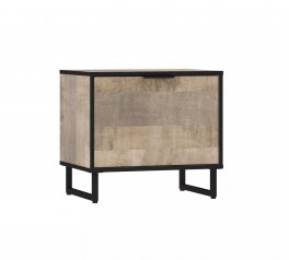 Тумба для обуви дуб гранж песочный F-0004 Форте