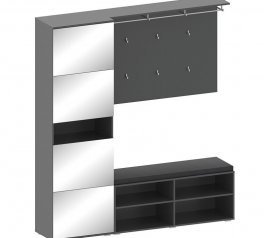 Прихожая Crocus/Крокус Антрацит VMV Holding