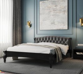 Ліжко дерев'яне ArborDrev Корона Сосна / Бук