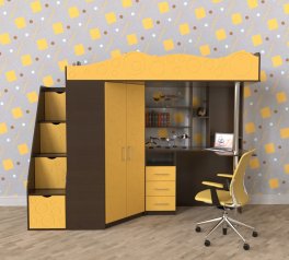 Кровать чердак десткая Art in Head Binky ДС37А