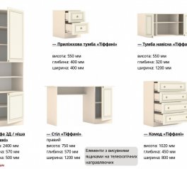 Модульний передпокій Київський Стандарт Тіффані