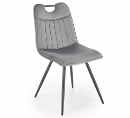 Стул K-521 серый/черный