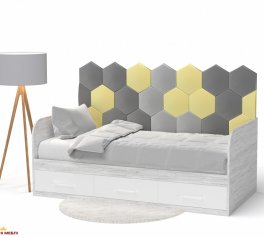 Ліжко Еллі спинка соти