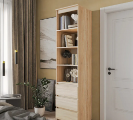 Шафа Морелі Т219 сонома з полицями та шухлядами 50 см