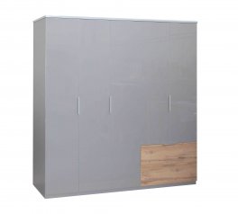 Шкаф 5дв 2шх Миромарк Линц 5 дверный серый шифер 225 см