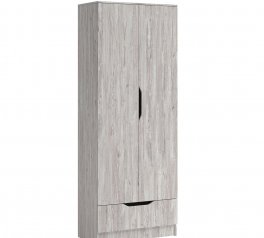Шкаф 2Д1Ш Світ Меблів Локи 2 дверный артвуд светлый 100 см