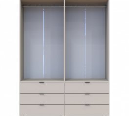 Шкаф Дорос Гелар кашемир 4-х дверной 155 см