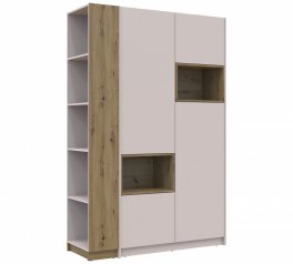 Шафа для одягу з нішею та пеналом Дорос Дейл кашемір 2 дверна 143,2 см