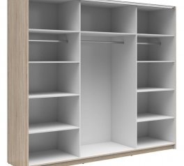 Шафа-купе із дзеркалом SZF/220/M Tetrix 