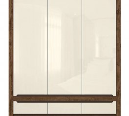 Шкаф SZF3D3S BRW Poland Ruso 3 дверный перламутр глянец 179 см