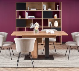 Стол Dolomit дуб вотан/черный