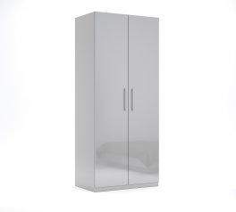 Шафа 2дв Міромарк Мегі 2 дверна шиншила сіра 90 см