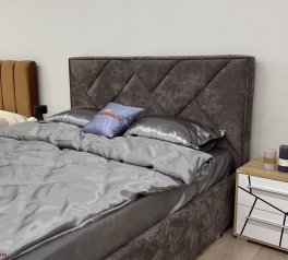 Ліжко м'яке Городок меблі Дебора з підйомним механізмом та нішею для білизни