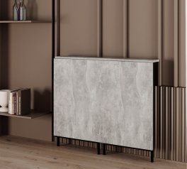 Стол-трансформер Sly/Слай Art in Head Ателье светлый/Чёрные ножки