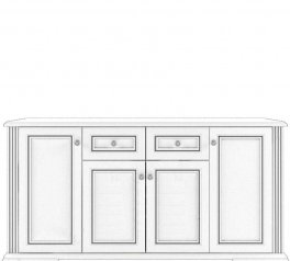 Комод 4D2S Вайт