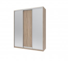 Шкаф-купе с зеркалом Дорос Сити Лайт 3 дверный 180 см
