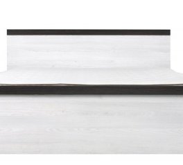 Ліжко двоспальне ВМК-Україна LOZ/160 Паріс ДСП біле без вкладу