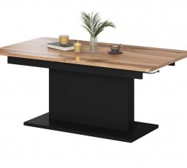 Стіл журнальний Busetti дуб вотан/чорний