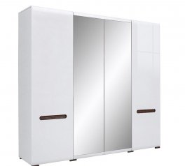 Шафа SZF2D2L/21/22 ВМК Украіна Амелія 4 дверна білий 220 см