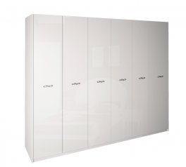 Шкаф 6дв Миромарк Империя 6 дверный белый 272 см