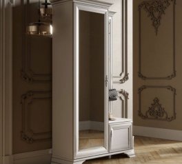 Шкаф с вешалкой ВМК Украина PPK/110L Кентуки 1дверный белый 116 см