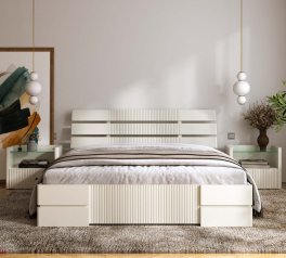 Кровать деревянная ArborDrev Далі Люкс II Сосна / Бук