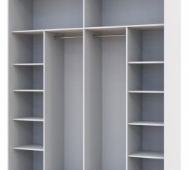 Шафа-купе Дорос G-Caiser білий/білий 2 дверна 200 см