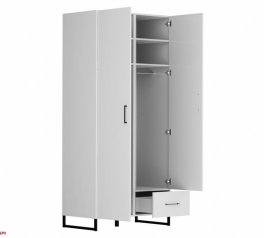 Шкаф BRW Poland SZF/100/200/60/2 Modeo 2 дверный белый 100 см