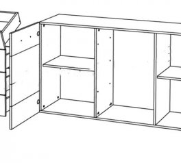 Комод 2D4S Соло