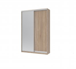 Шкаф-купе с зеркалом Дорос Сити Лайт дуб сонома 2 дверный 150 см