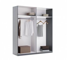 Шкаф 4дв Миромарк Тео 4 дверный графит 180 см