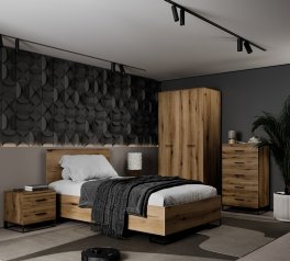 Ліжко півтораспальна Art in Head Ascet / Аскет 120 см