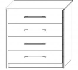 Комод 800 Скарлет