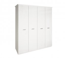 Шкаф 4дв без зеркал Миромарк Прованс 4 дверный белый 193 см