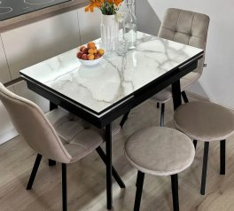 Стол кухонный раскладной Джем Slim / Слим 90