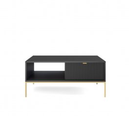 Стол журнальный Черный/Золотые ножки L104 Nova