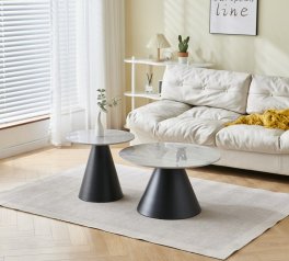 Комплект из двух журнальных столов CT-40 Рокко ребекка грей