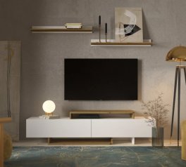 Стенка Милана Нимфеа альба / Дуб артизан