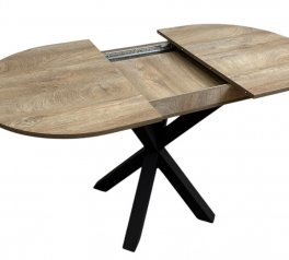 Стіл овальний розкладний MebliRoMax Aston Slide / Астон Слайд 130 см