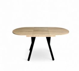 Стол овальный раскладной Elips Slide / Элипс слайд MebliRoMax 110 ЛДСП 18 мм