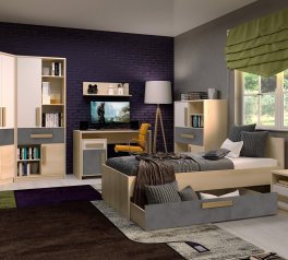 Шафа 2Д Сокме Айго 2 дверний бук пісочний 84 см