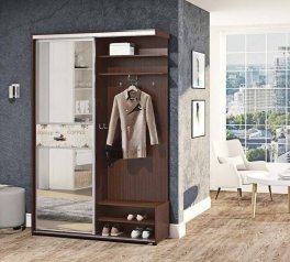 Прихожая-купе 1,4м Модель-2 однодверная с зеркалом
