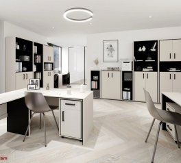 Модульний офіс Прайм Кашемір / Чорний