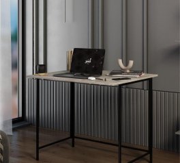 Стол-трансформер Sly/Слай Art in Head Ателье светлый/Чёрные ножки