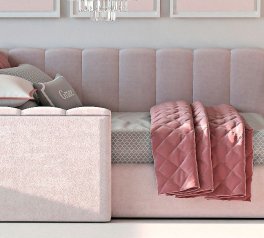 Ліжко дитяче м'яке Woodsoft Valencia / Валенсія